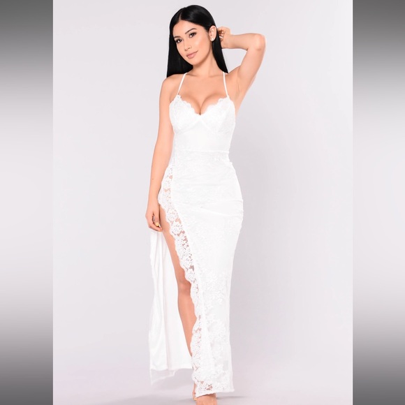 Fashion Nova Dresses & Skirts - NWT White Lace Dress